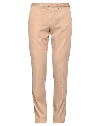 SANTANIELLO Casual pants Camel 97% Cotton, 3% Elastane