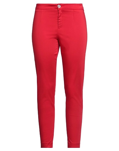 NERO GIARDINI Casual trouser Red 96% Cotton, 4% Elastane