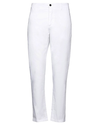 DEPARTMENT 5 Casual pants White 97% Cotton, 3% Elastane