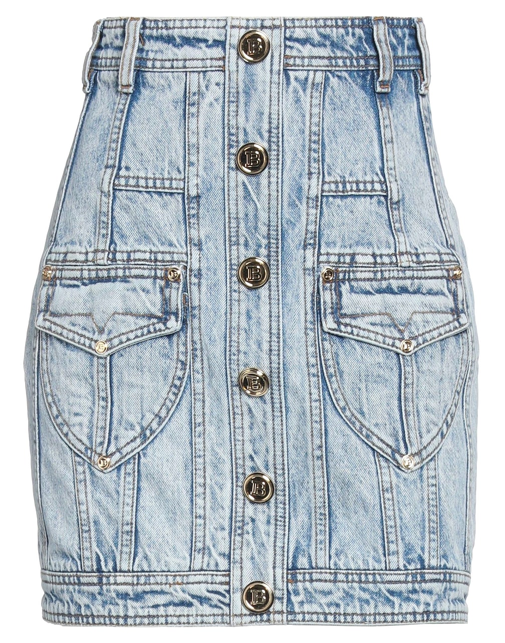 BALMAIN - Denim φούστες