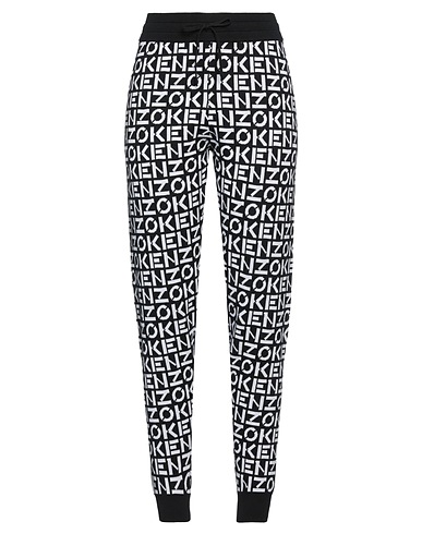KENZO パンツ ブラック コットン 60% / ナイロン 36% / ポリウレタン 4%