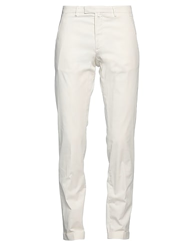 BRIGLIA 1949 Casual trouser White 97% Cotton, 3% Elastane