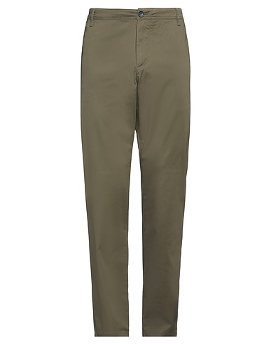 ARMANI EXCHANGE Casual trouser Military green 97% Cotton, 3% Elastane
