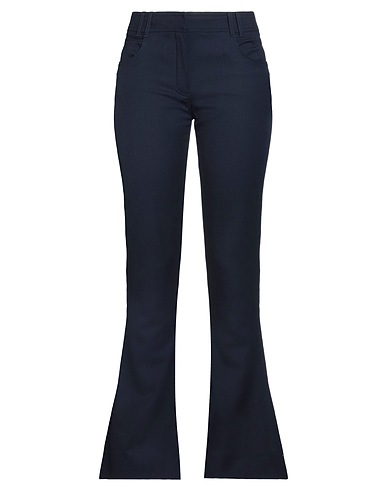 BALMAIN Casual trouser Navy blue 100% Virgin Wool