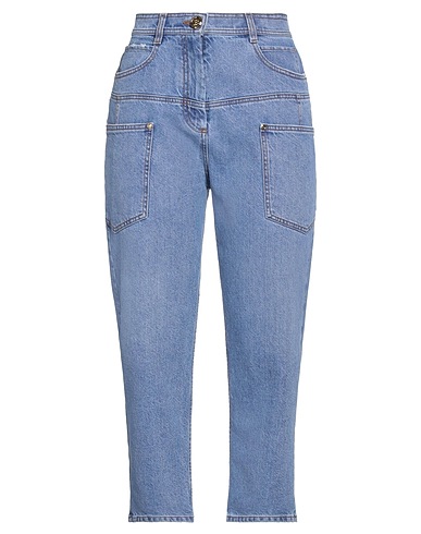 BALMAIN Denim trousers Blue 100% Cotton