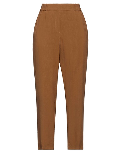 MOMONÍ Pantalone Cammello 65% Viscosa, 35% Lino