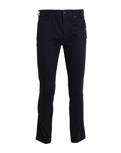 TOPMAN Denim pants Black 98% Cotton, 2% Elastane