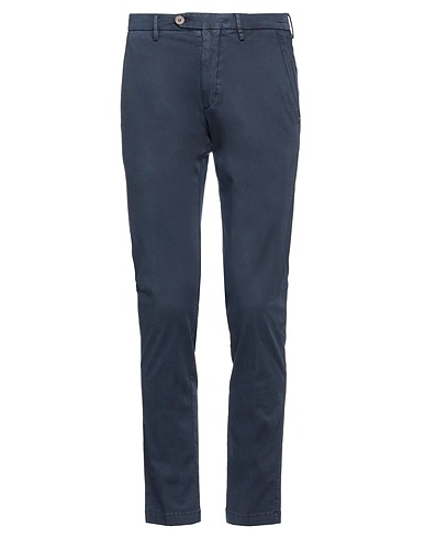 MICHAEL COAL Casual pants Navy 56% Cotton, 41% Lyocell, 3% Elastane
