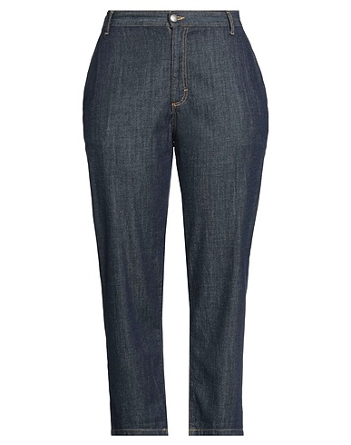 BERNA Denim trousers Blue 100% Cotton
