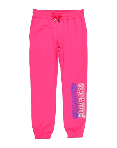 GAëLLE Paris Casual pants Fuchsia 95% Cotton, 5% Elastane