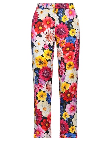 DOLCE&GABBANA Casual pants Fuchsia 50% Cotton, 49% Viscose, 1% Elastane