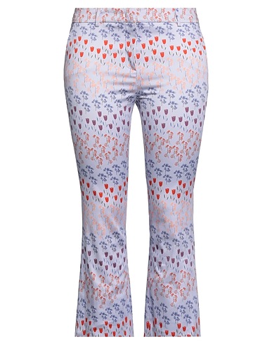 VIA MASINI 80 Casual trouser Lilac 97% Cotton, 3% Rubber