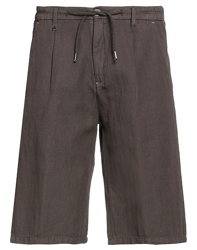 BERNA Shorts & Bermuda Testa di moro 55% Cotone, 45% Lino