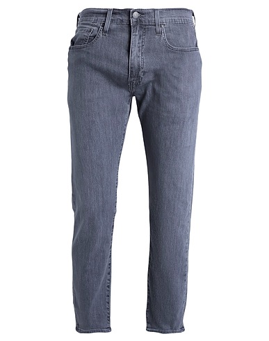LEVI'S Denim trousers 502 TAPER Grey 79% Cotton, 19% Polyester, 2% Elastane