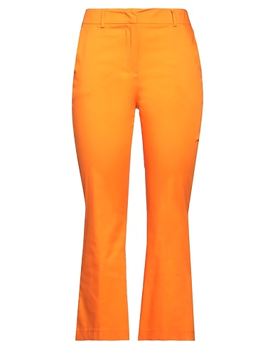 HANITA Casual trouser Orange 61% Cotton, 36% Nylon, 3% Elastane