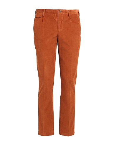 TOMMY HILFIGER Casual trouser Rust 96% Cotton, 4% Cashmere