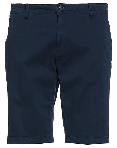 ERIC HATTON Shorts & Bermuda BLU NOTTE 98% Cotton, 2% Elastane