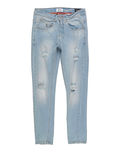 BL.11  BLOCK ELEVEN Denim trousers Blue 98% Cotton, 2% Elastane