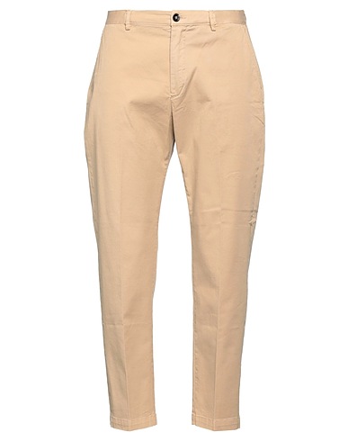 TRUE NYC® Casual pants Sand 98% Cotton, 2% Elastane