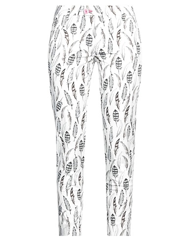 BARONIO Casual trouser White 98% Cotton, 2% Elastane