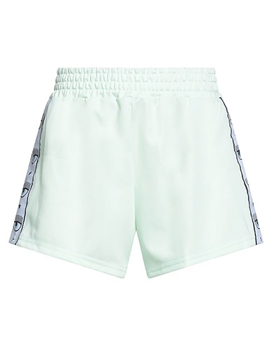 CHIARA FERRAGNI Shorts & Bermuda Light green 100% Polyester
