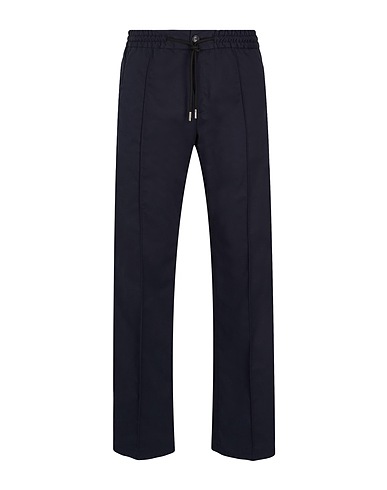 8 by YOOX Casual trouser DRAWSTRING WIDE TROUSERS
 Navy blue 60% Polyester, 40% Cotton