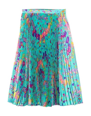 VERSACE Gonne MULTICOLOR POLYESTER SKIRT Fantasia 100% Poliestere