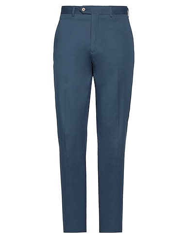 JASPER REED Casual trouser Navy blue 96% Cotton, 4% Elastane