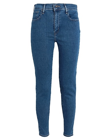 LEVI'S Denim trousers 720 HIRISE SUPER SKINNY FLAT FINISH Blue 78% Cotton, 12% Lyocell, 7% Elastomultiester, 3% Elastane