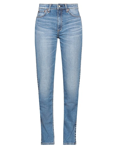 RAG & BONE Denim trousers Blue 98% Cotton, 2% Polyurethane