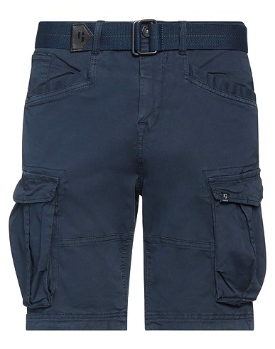 GARCIA Shorts & Bermuda Midnight blue 98% Cotton, 2% Elastane
