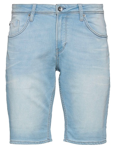 GARCIA Denim shorts Blue 78% Cotton, 20% Polyester, 2% Elastane