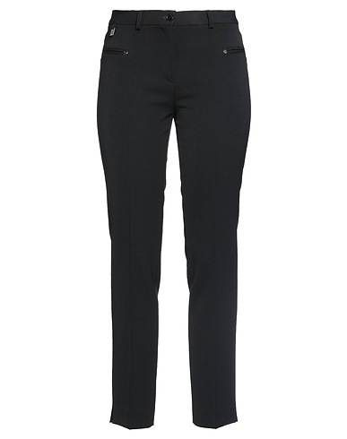 EMISPHERE Casual trouser Black 53% Polyester, 44% Virgin Wool, 3% Elastane