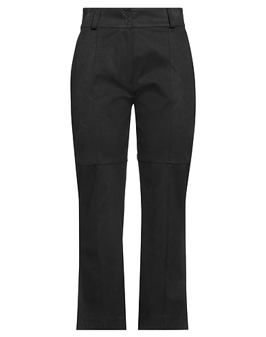 D.EXTERIOR Casual pants Black 92% Polyester, 8% Elastane