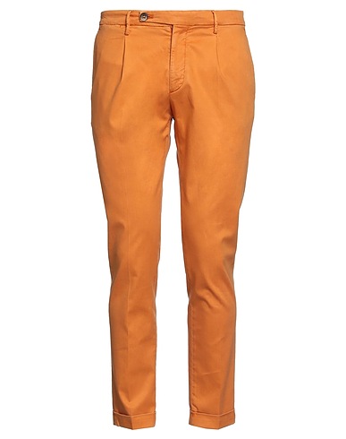 MICHAEL COAL Pantalone Arancione 98% Lyocell, 2% Elastan