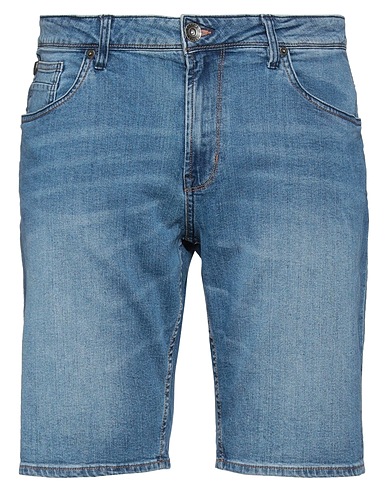 GARCIA Denim shorts Blue 79% Cotton, 20% Organic cotton, 1% Elastane