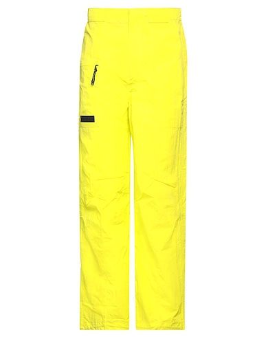 McQ Alexander McQueen Casual trouser BLOCKCHAIN TOKEN Pastel yellow 100% Polyamide, Polyester, Viscose