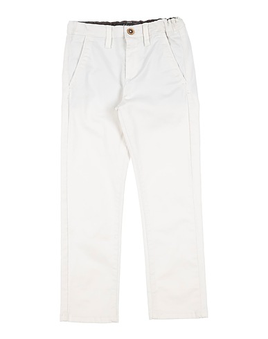 GUESS Casual trouser White 97% Cotton, 3% Elastane