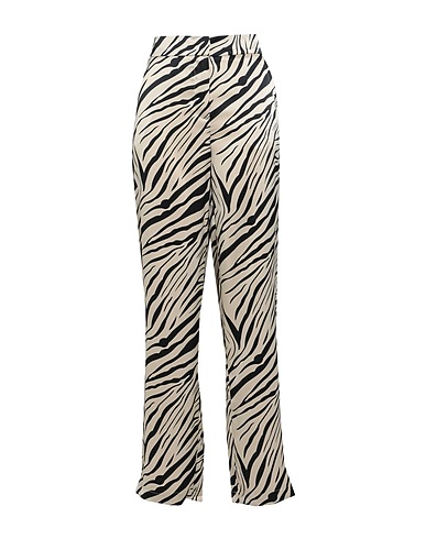 VILA Casual trouser Black 98% Polyester, 2% Elastane