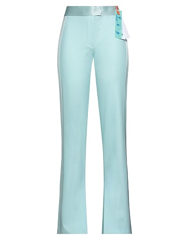 OFF-WHITE™ Casual pants Sky blue 53% Polyester, 43% Virgin Wool, 4% Elastane, Viscose