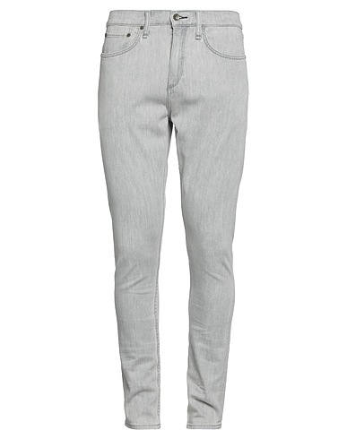 RAG & BONE Denim trousers Light grey 92% Cotton, 6% Elastomultiester, 2% Elastane