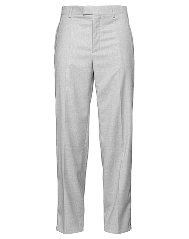 VETEMENTS Pantalon Gris clair 100% Laine vierge