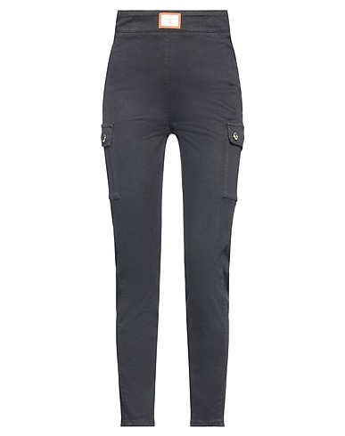 ELISABETTA FRANCHI ジーンズ ブラック コットン 92% / エラストマルチエステル 6% / ポリウレタン 2%