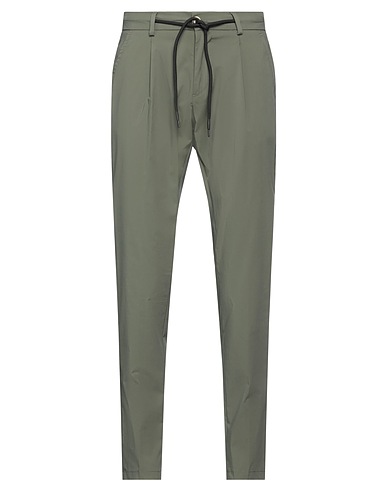 EXTE Casual trouser Military green 62% Cotton, 35% Polyamide, 3% Elastane