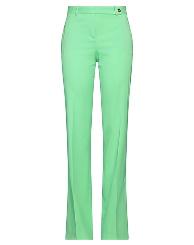 VERSACE Casual trouser Light green 98% Virgin Wool, 2% Elastane