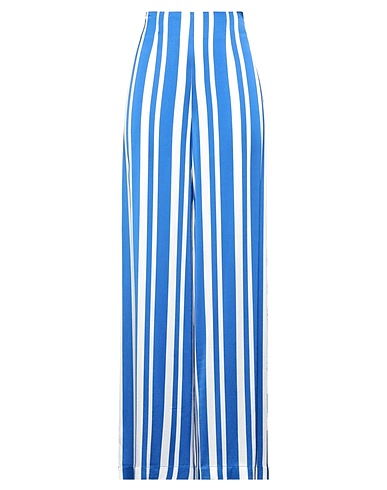 FRASE FRANCESCA SEVERI Casual trouser Bright blue 100% Viscose, Elastane