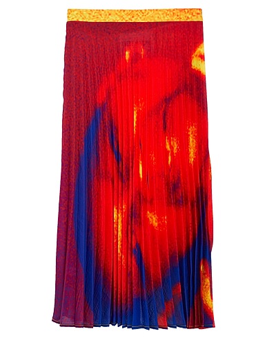 THEBE MAGUGU Midi skirt Tomato red 100% Polyester