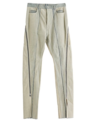 RICK OWENS Denim pants Taupe 100% Cotton