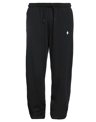 MARCELO BURLON Casual trouser Black 100% Cotton, Polyester