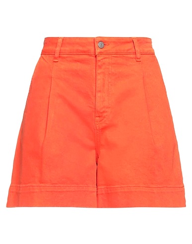 P.A.R.O.S.H. Denim shorts Orange 98% Cotton, 2% Elastane